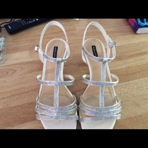 Kitten heel wedding shoes